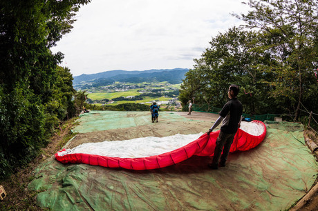 つくばでパラグライダーを体験！