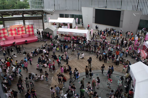 ピンクリボンスマイルウオーク東京大会に参加してきました。