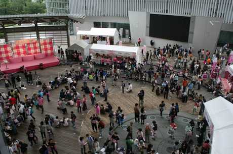 ピンクリボンスマイルウオーク東京大会に参加してきました。