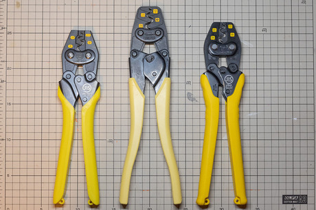 リングスリーブ圧着工具(適用サイズ大まで対応)を比較した。
