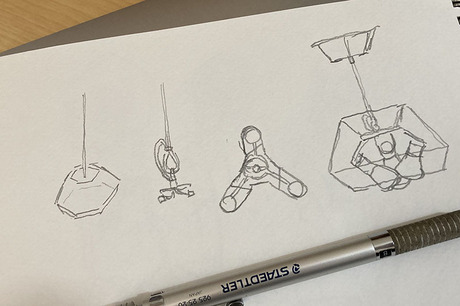 電球3つの変則ペンダントライト